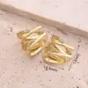 Wholesale 1 Pair/Package Modern Style Simple Style Circle Polishing Plating Copper Zircon Ear Cuffs