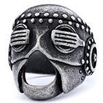 Wholesale Cross-Border Nordic Hot-Selling Titanium Steel Skull Antioxidant Niche Stylish Fashion Gothic Theme Party Dark Ring