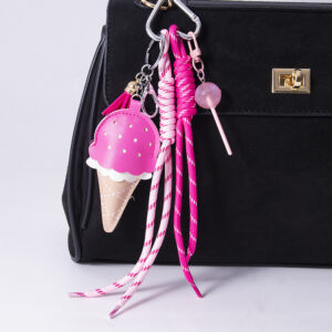 Miu pendant-rose pink ice cream-pink lollipop