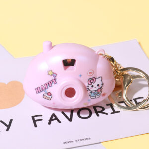 Cat pink + gold buckle Golden Bell / Bell