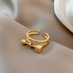 J392 Gold / Adjustable Opening