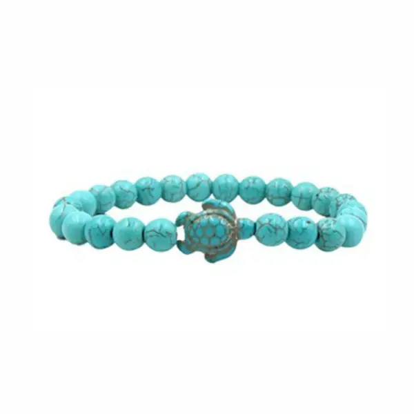 Wholesale Ethnic Style Animal Multicolor Natural Stone Beaded Bracelets