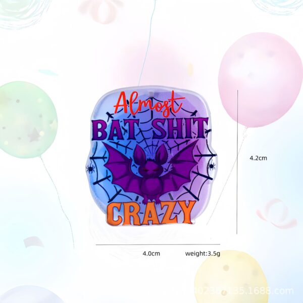 Wholesale Halloween Acrylic FlatbackAccessories DIY Crafts Jewelry Material