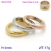 Wholesale PVD Coated 18K Gold Plated Round 304 Stainless Steel Basic Simple Style Classic Style Waterproof Non Tarnish Rings