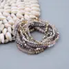 Simple Style Geometric Beaded Crystal Beaded Bracelets Wholesale