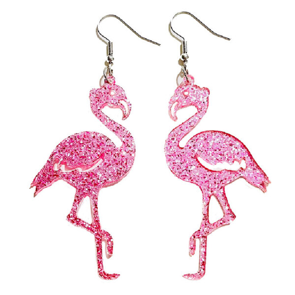 Wholesale Cute dwarf glitter acrylic earrings