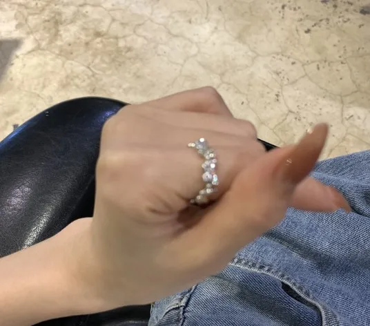 Wholesale Simple Style Butterfly Copper Butterfly Inlay Zircon Open Ring