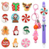 oly-dbb693f9f4a35e4a482ba74e076ee909 Wholesale Random 100pcs Christmas Series Creative Ballpoint Pen Bead Accessories