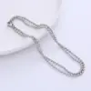 Wholesale Jewelry Fashion Solid Color 304 Stainless Steel Stainless Steel Necklaces