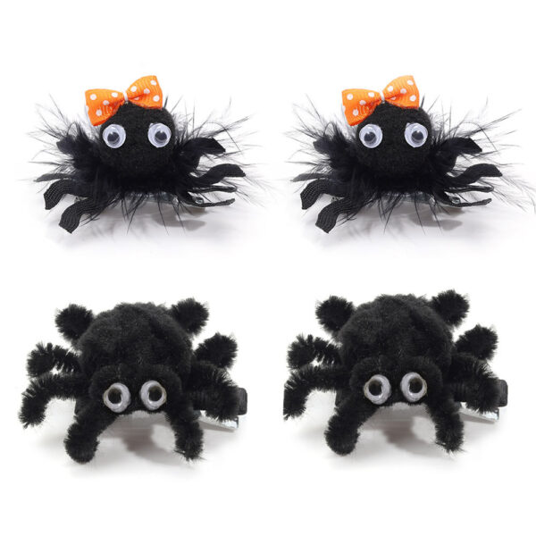 Wholesale Halloween children's cartoon plush hairpin