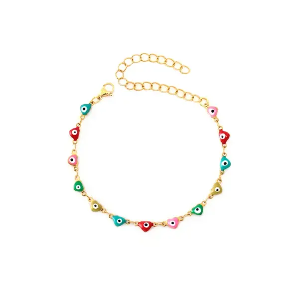 Fashion Eye 304 Stainless Steel No Inlaid Bracelets In Bulk