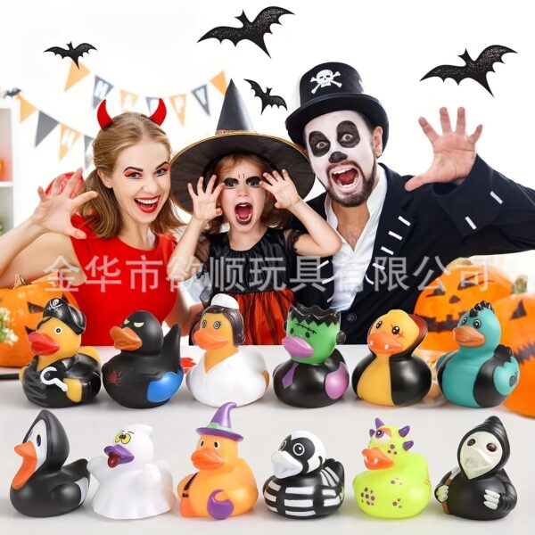 Wholesale Amazon Cross-border 2024 New Halloween Water Cartoon Doll Pinch and Call Little Yellow Duck Toy Ornament Manufacturer