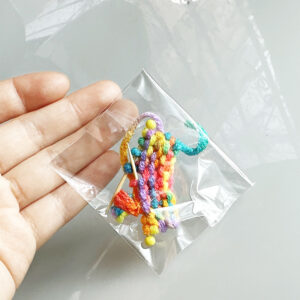 New red and blue gradient color (needle length 4cm )