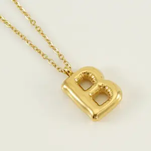 Letter B [Gold] / 18K
