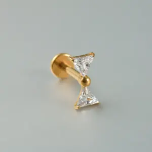 #9 Gold / Rod Thickness * Rod Length 1.2x8mm