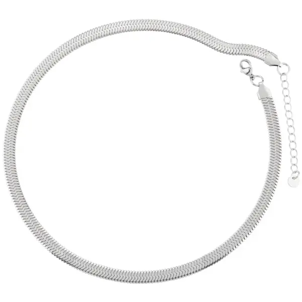 Wholesale PVD Coated 18K Gold Plated Solid Color Stainless Steel Simple Style Waterproof Non Tarnish Necklace