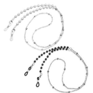 Wholesale Glasses Necklace Pearl Sunglasses Anti-lost Glasses Rope Zippe