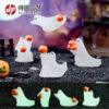 oly-dc1f5b8080aed48751e68b96c9ff08d9 Wholesale Glow-in-the-dark, animated ghost holding a pumpkin decoration