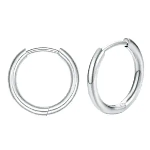 Plain Silver Ring / Pair 2.0*8 / Stainless Steel/Pair