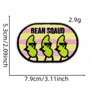 Green plant cloth sticker 4#