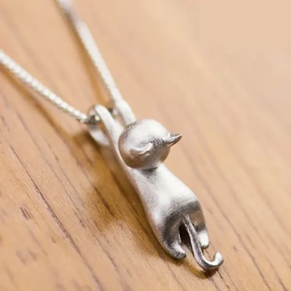 Wholesale Fashion Cat Copper Plating Pendant Necklace 1 Piece