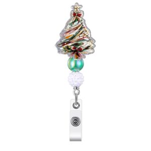 Art Tree - Green and White Pearls