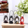 Wholesale 1:12 doll house dollhouse mini model scene decoration accessories retro kerosene lamp horse lamp belt portable