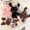 Wholesale Bunny Pendant String Korean Mori Bunny Hanging Chain Cute Bow Pink Coffee New Explosion Bunny Pattern