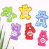 Wholesale Cartoon Cute Rainbow Personality Bear Bag Jewelry Acrylic Flatback OLY Exclusive
