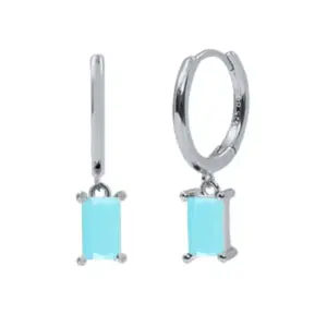 0038 Blue Turquoise / Silver