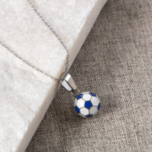 Blue pendant CE463 * 1.5*60cm with chain