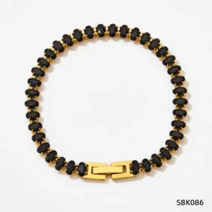 Sbk086 Gold Black Zirconium