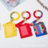 Wholesale Bracelet Leather Clip WalletCard Holder Keychain