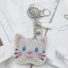 oly-dc727988337383ad30e95e73462f8183 Wholesale 4pcs Creative Gift Rod Hot Chart Diamond-encrusted Cat Keychain