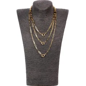 Wholesale Copper Fashion Geometric Plating Necklace