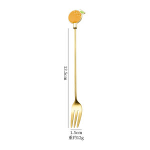 Orange fork-gold