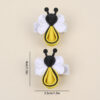 Wholesale children's hair accessories all-match fresh hairpin cute bee ribbon bow hairpin