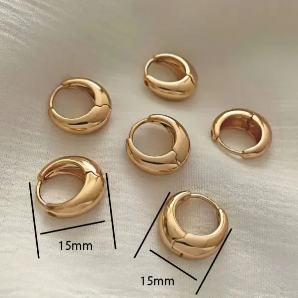 Wholesale 1 Pair Elegant Basic Streetwear U Shape 304 Stainless Steel Earrings