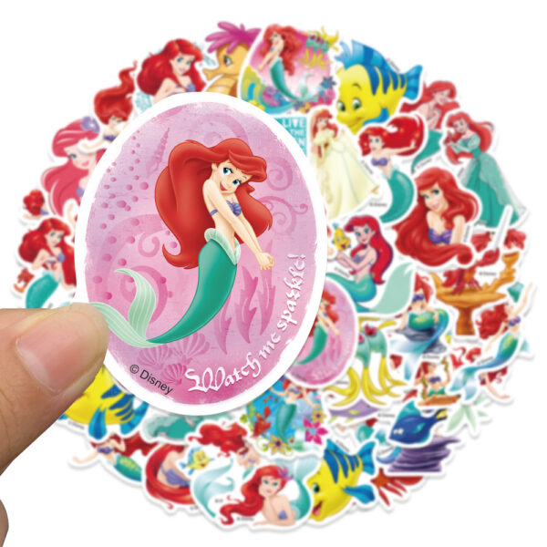 Wholesale 50 cartoon red-haired girl graffiti stickers waterproof stickers