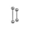 Wholesale 1 Piece Classic Style Geometric Polishing Pure Titanium Eyebrow Nails Ear Studs Tongue Nail
