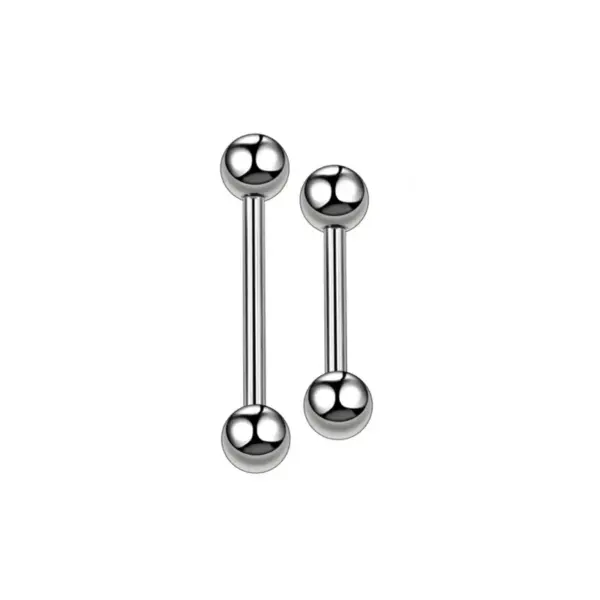 Wholesale 1 Piece Classic Style Geometric Polishing Pure Titanium Eyebrow Nails Ear Studs Tongue Nail