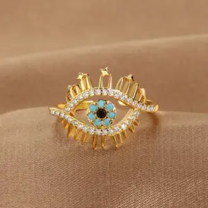 Q-J077 Golden / Adjustable Opening