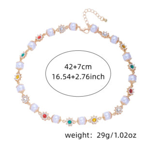 Golden colored diamond flowers (with support)