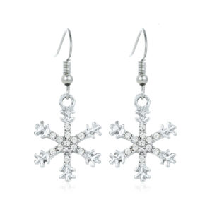 21. six-piece snowflake earrings