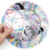 Wholesale 50 holographic laser graffiti colorful creative sticker
