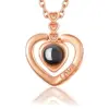 Wholesale New Copper Creative 100 Languages I Love You Pendant Without Chain