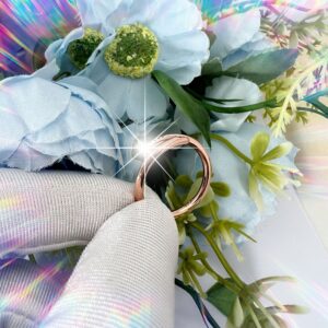 Glossy version of the ring [rose gold] / Adjustable opening