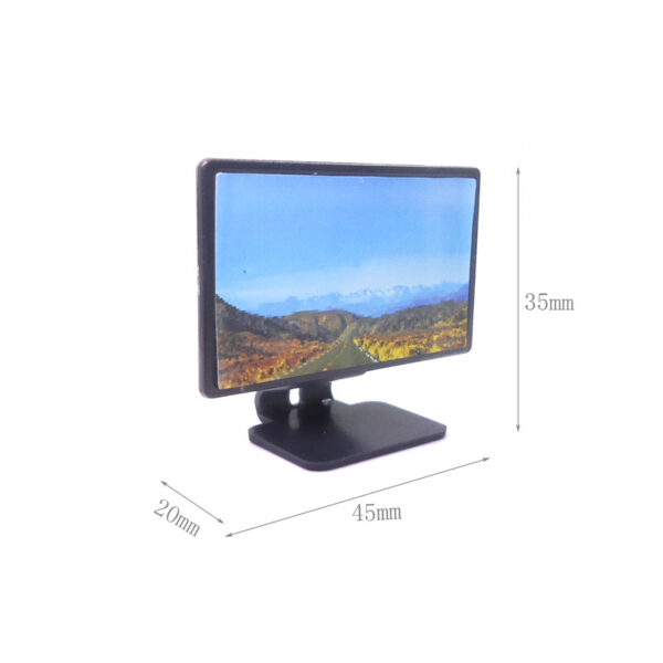 Wholesale 1:12 dollhouse accessories dollhouse mini TV model simulation home appliance life decoration display