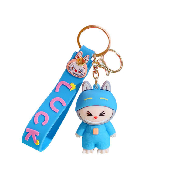 Wholesale Creative Cartoon Little Sheep Doll Keychain Couple School Bag Pendant Car Keychain Gift