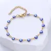 Wholesale PVD Coated 18K Gold Plated Devil'S Eye 304 Stainless Steel Fashion Waterproof Non Tarnish 304 Stainless Steel Bracelets